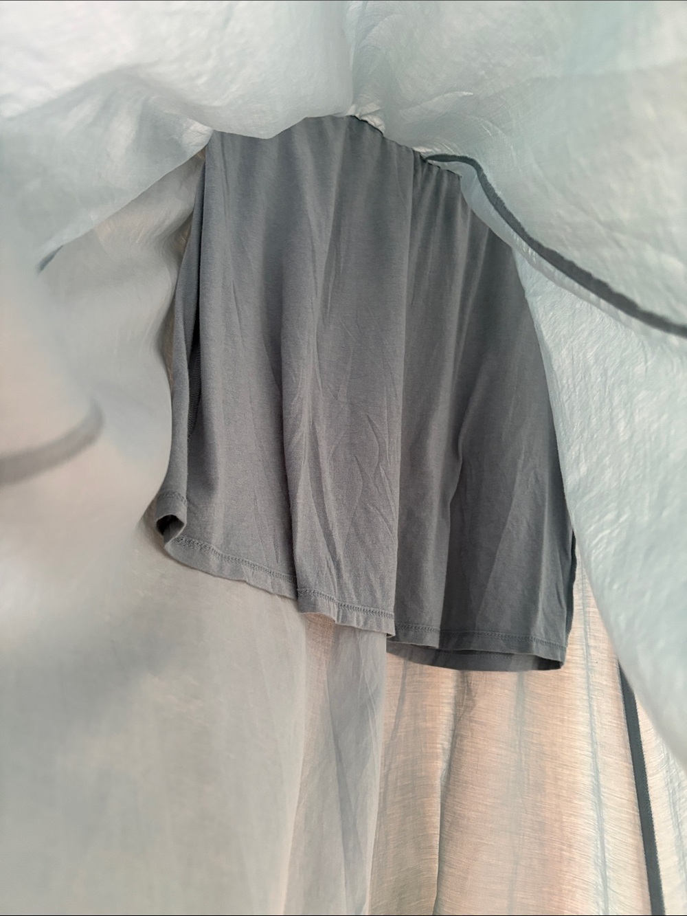 J. Jill Silk Blend Teal Lightweight Maxi Skirt, Size M, New without Tag - Picture 4 of 11